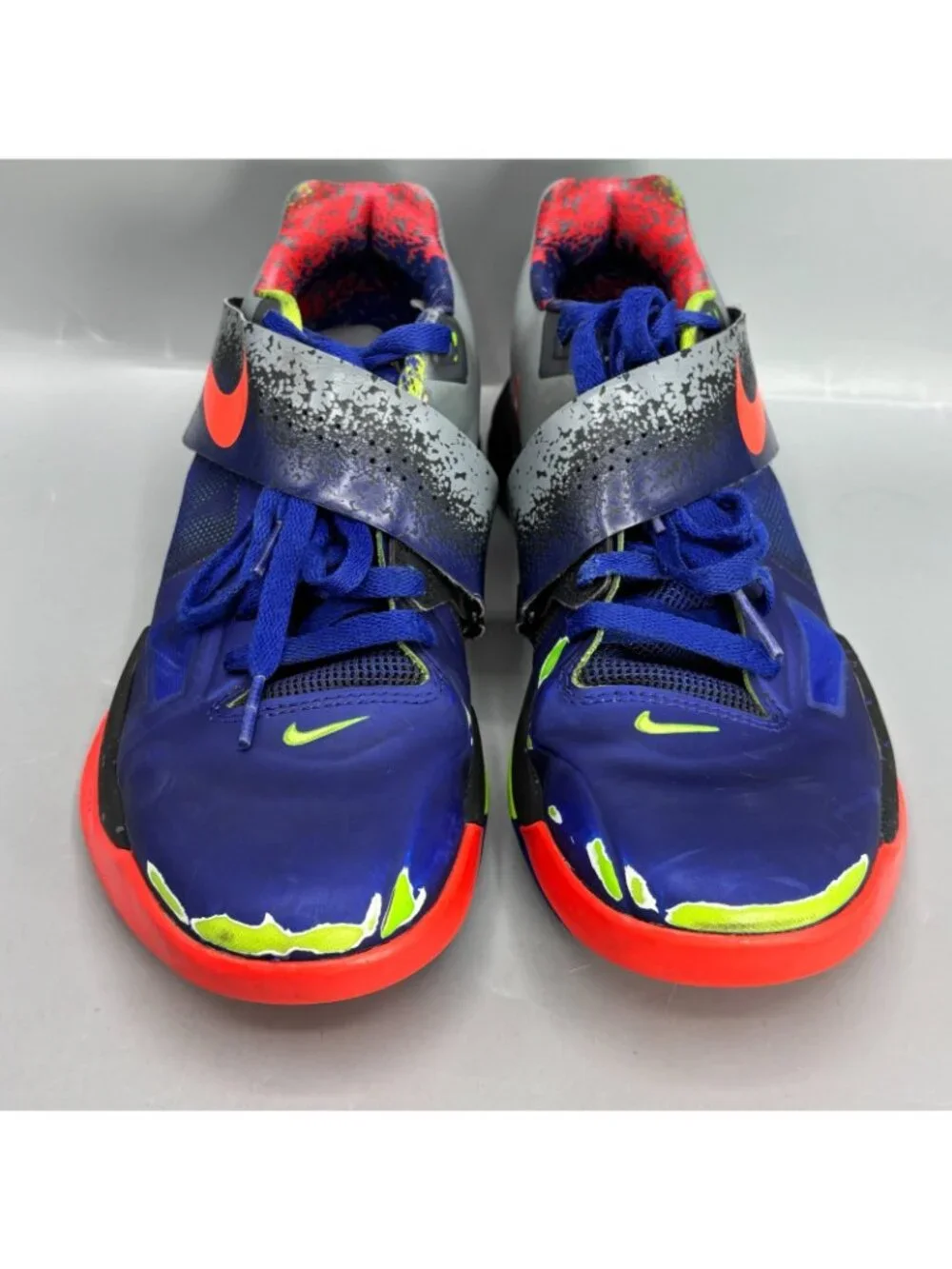 Nike Kevin Durant Nerf  8M/9.5W Blue Orange Performance Sneakers FQ8180-400